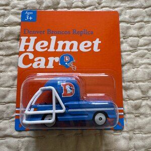 Broncos Helmet Car